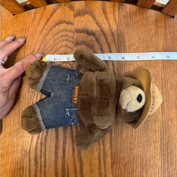 🌈 6/$60 8.5" Smokey The Bear Plush Doll Ibtt Bon Ton Wild Fire Fighter Vintage - Picture 5 of 6